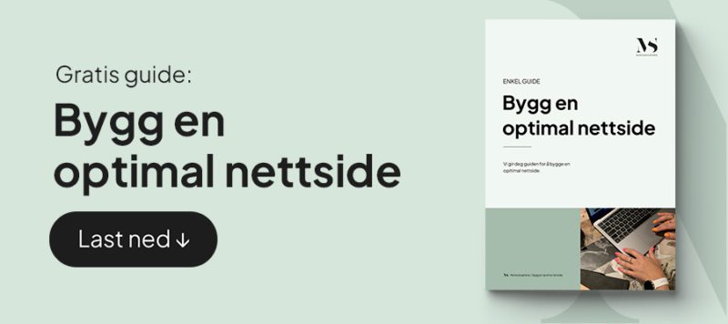 Last ned gratis guide. Bygg en optimal nettside